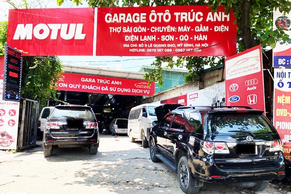 Trúc Anh Garage – Gara sửa chữa ô tô Hà Nội uy tín, chất lượng